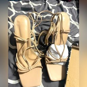 Nude Strappy Heels NBW